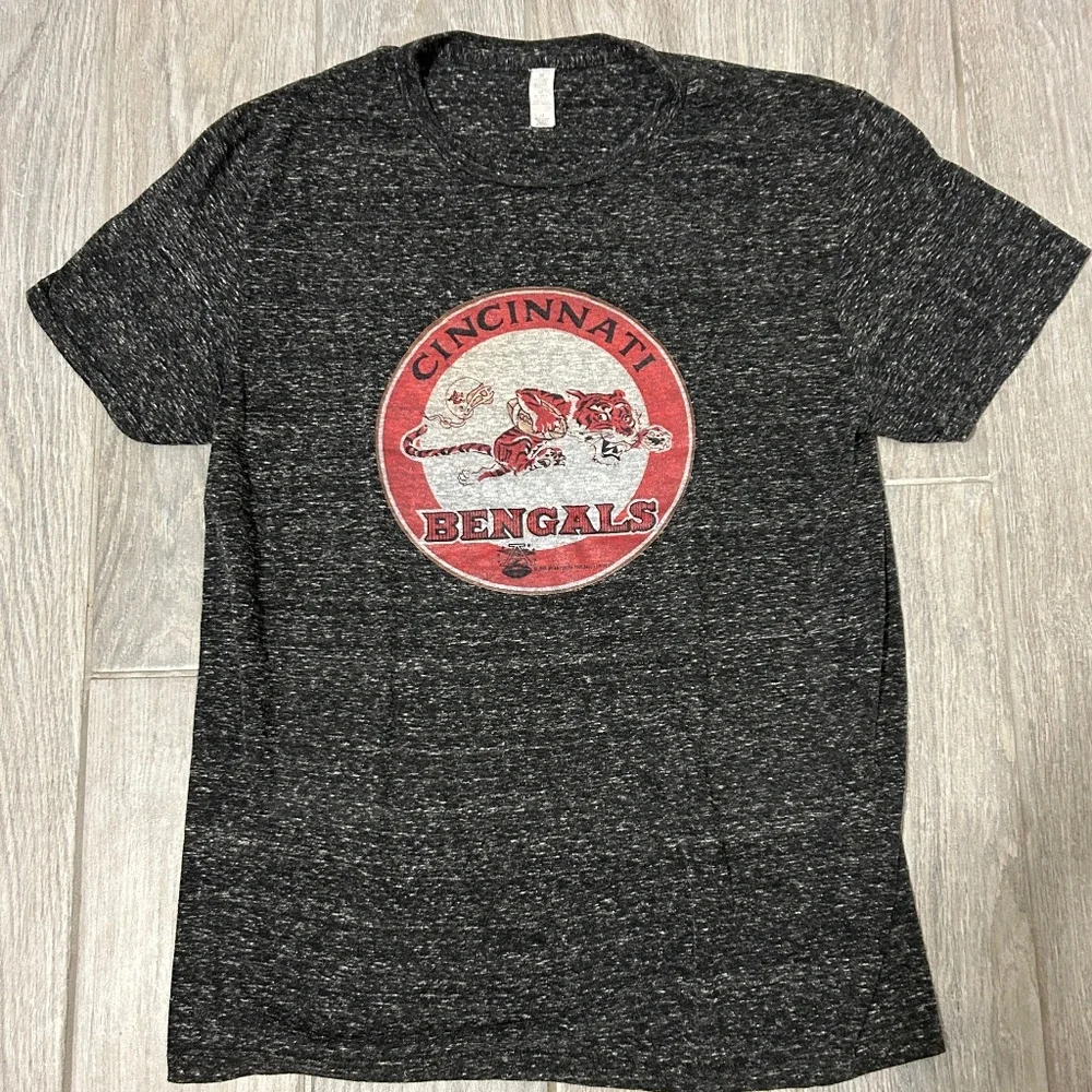 Men's Vintage Cincinnati Bengals Gray T-Shirt - MEDIUM - Picture 3 of 7